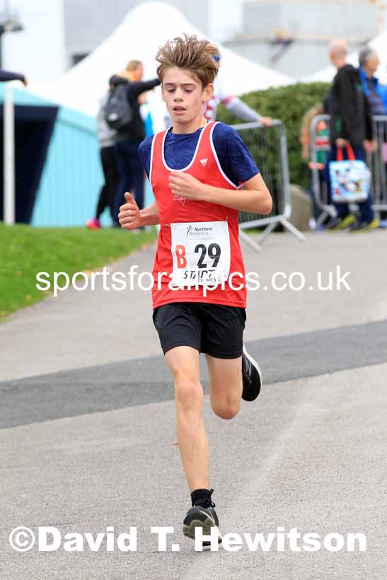 Boys under-13s 2022 Northern Road Relays, SportsCity, Manchester. Photo: David T. Hewitson/Sports for All Pics